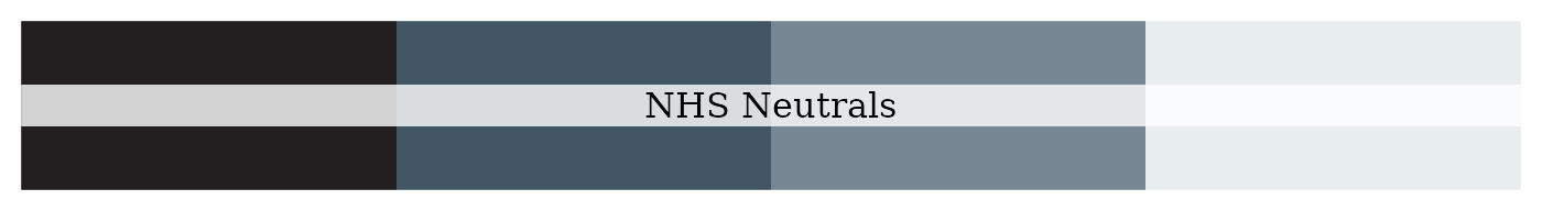 NHS neutrals palette